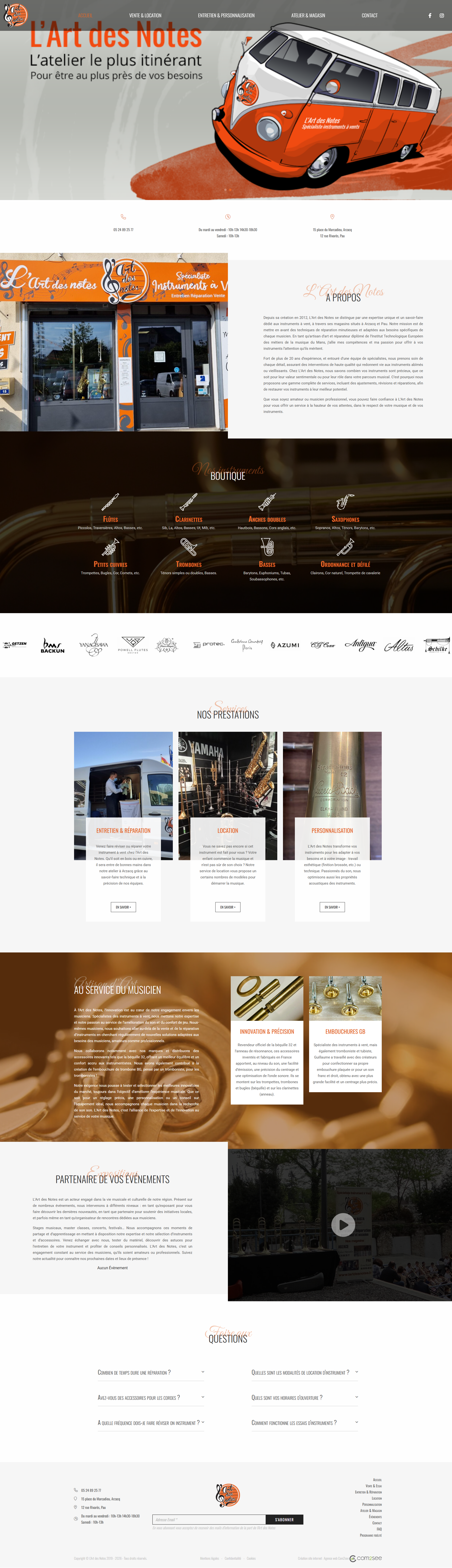 Service Com : L&rsquo;Art Des Notes
